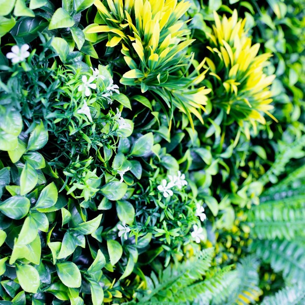 Detail Mur Végétal Artificiel Jungle tropicale detente