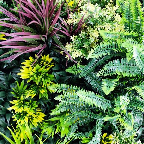 Ensemble de 5 Panneaux Végétaux Tropic - Détails des feuilles
