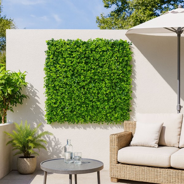 Feuillage Artificiel Lierre Mur Dense et Occultant pas cher pour terrasse