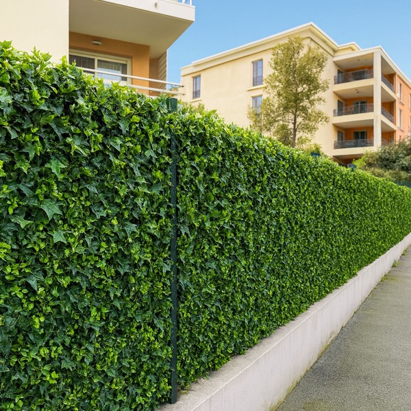 Panneau végétal décoratif Feuillage Artificiel Lierre Mur Dense et Occultant pas cher jardin