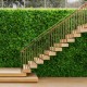 Brise-vue végétal artificiel pour balcon moderne extérieur