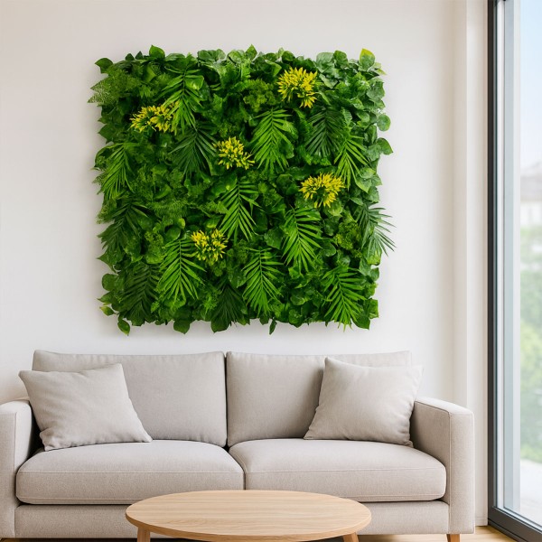 Brise-vue balcon Mur Végétal Artificiel Exotik Tropical pas cher