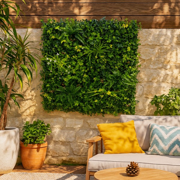 vegetalchic mur vegetal artificiel design cache misere