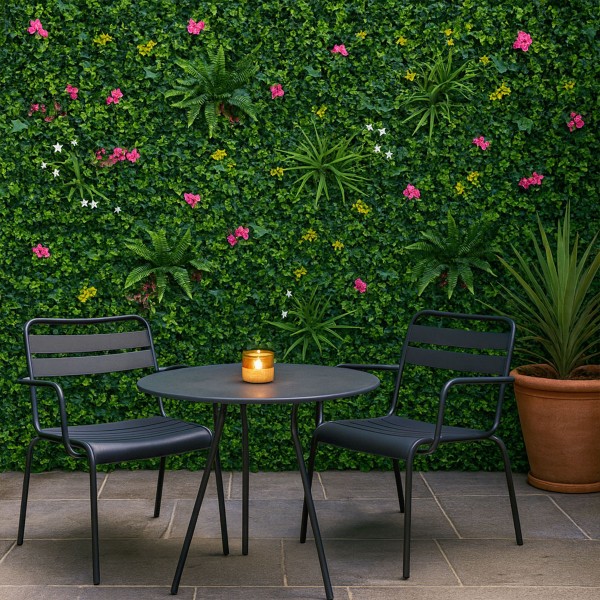 Lot de 5 Murs Végétal Chic Mur Artificiel terrasse jardin