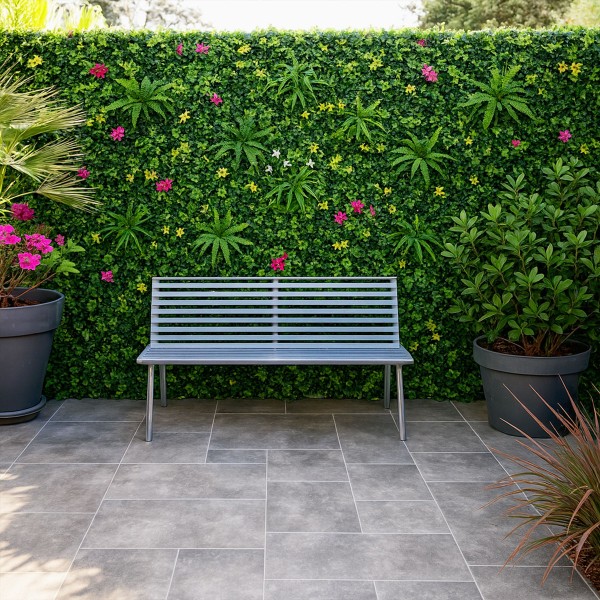 Pack panneaux extérieurs Lot de 5 Murs Végétal Chic Mur Artificiel balcon