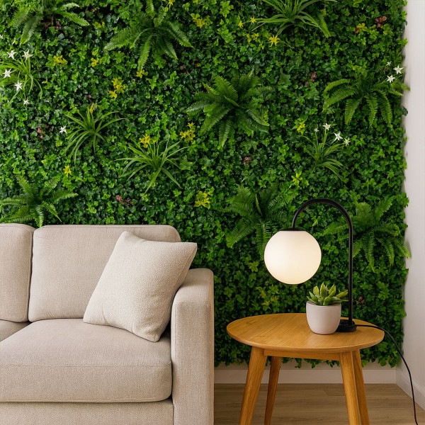interieur design Lot de 5 Murs Végétal Chic Mur Artificiel