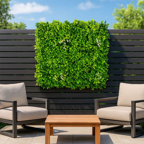 Mur Végétal Artificiel Green Verdure terrasse moderne extérieur