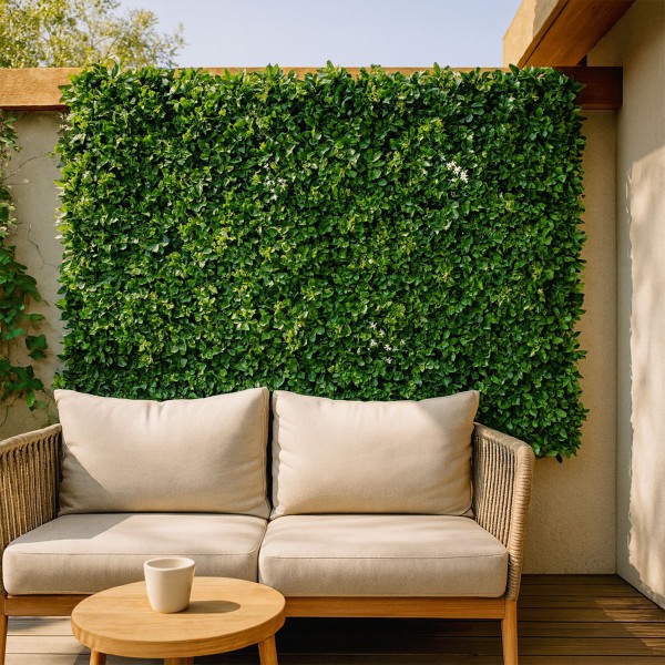 Brise-vue balcon Mur Végétal Artificiel Green Verdure pas cher