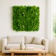 interieur moderne décoré Lot de 5 Murs Végétaux Artificiels Green