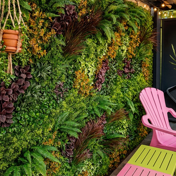 Mur Végétal Artificiel Life Décoration Murale Réaliste pour terrasse moderne