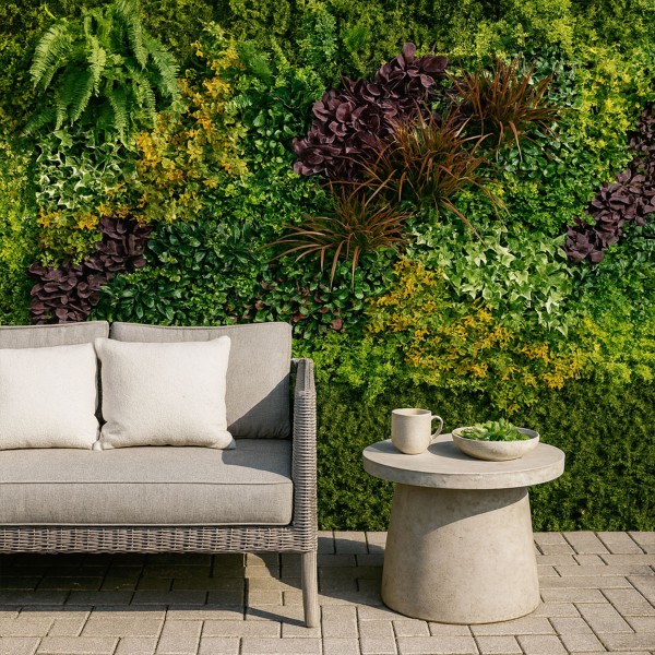 Panneau végétal décoratif jardin Mur Végétal Artificiel Life Décoration Murale Réaliste