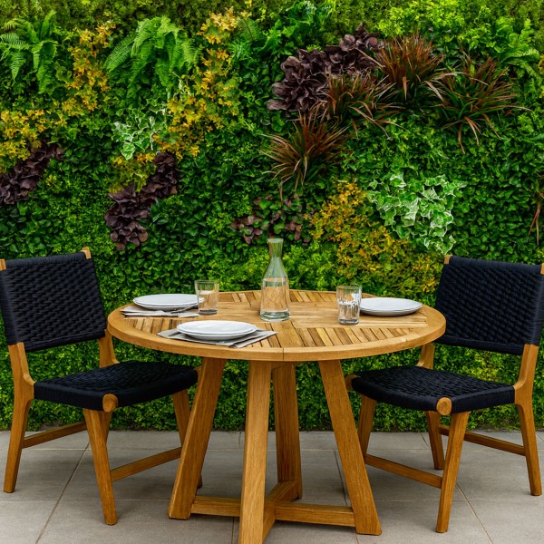 Lot de 5 Murs Végétaux Artificiels Life Pas Cher terrasse jardin