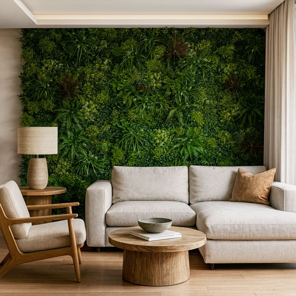 Mur Végétal Artificiel Luxury Haut de Gamme décoration salon design