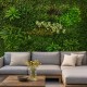 Pack panneaux Lot de 5 Murs Végétaux Artificiels Prairie Color balcon