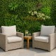 Haie artificielle jardin Lot de 5 Murs Végétaux Artificiels Prairie Color dense