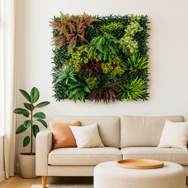 accueil élégant Mur Végétal Artificiel Tropic Ultra Haut de Gamme