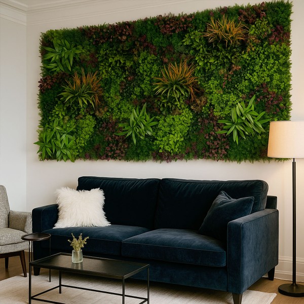 Mur Végétal Artificiel Wood Colors la nature dans votre salon