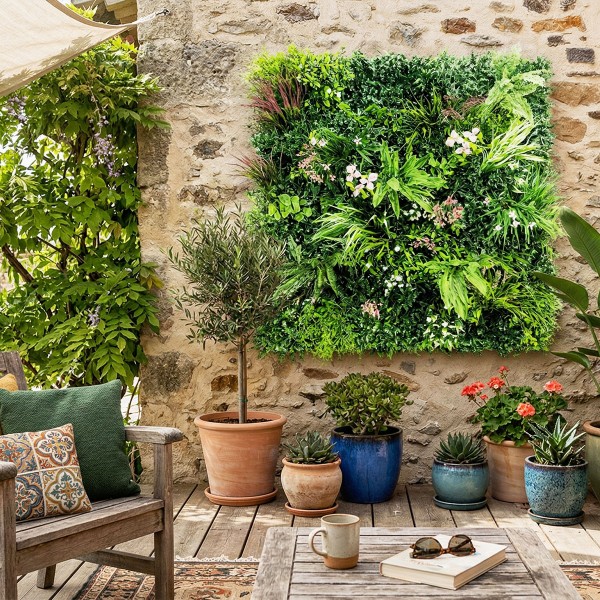 Mur Végétal Artificiel Modulaire Clipsable Chambre Love Room