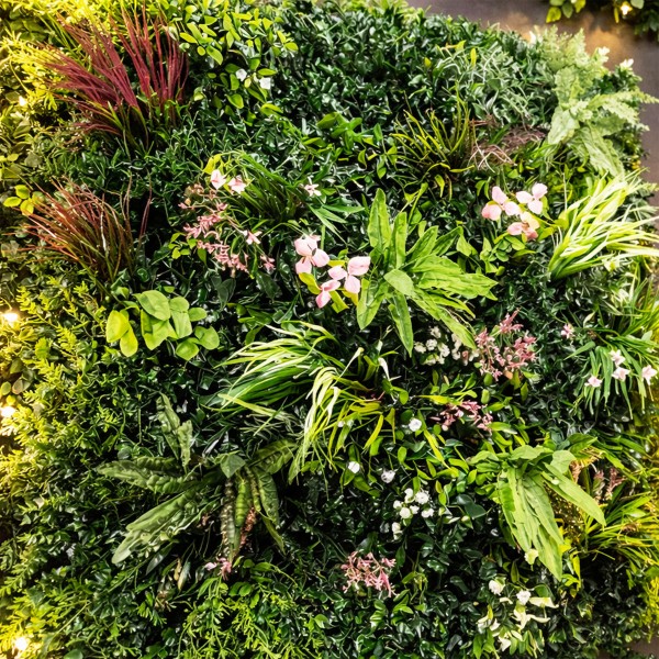 Mur Végétal Artificiel Fleuri Intérieur Effet Luxe Love Room