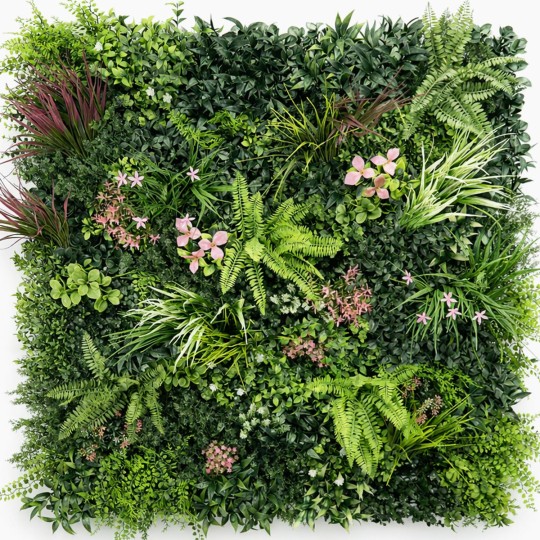 Mur Végétal Artificiel Love Room Clipsable 1x1m Décoration Romantique