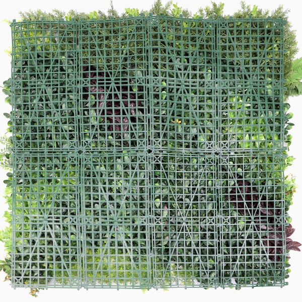 Dos Structure modulable clipable Mur Végétal Artificiel Life Décoration Murale Réaliste