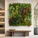 Salon moderne décoré Lot de 5 Murs Végétaux Artificiels Life Pas Cher