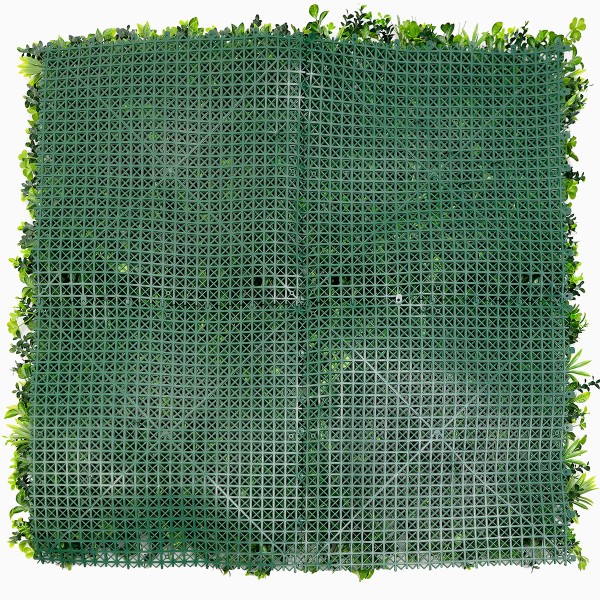 Lot de 5 Murs Végétaux Artificiels Savane - Vue de dos détaillée