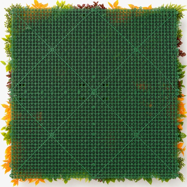 Mur Végétal Artificiel 100 x 100 cm Amazone Automne