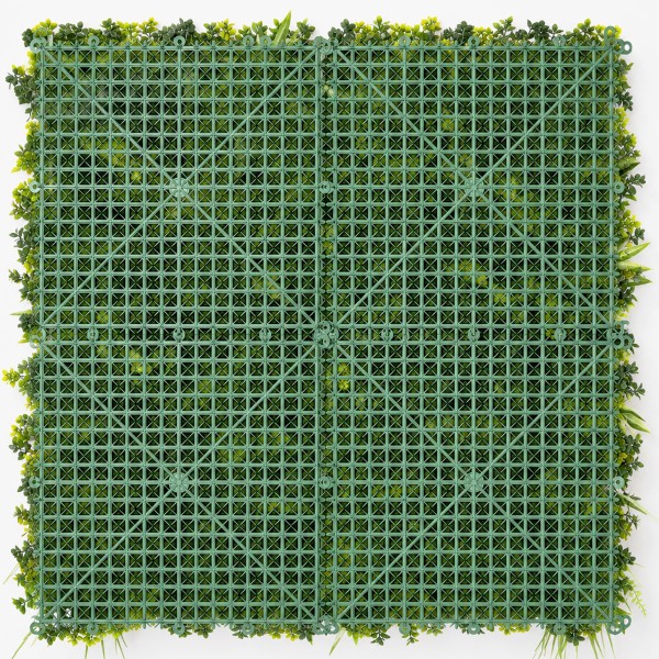 Plafond végétal artificiel dense Feuillage Suspendu 1 x 1 m