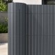 brise vue brise vue bambou double face pvc