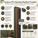 detail brise vue renforcé couleur vert