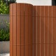 Canisse premium renforcée marron double face