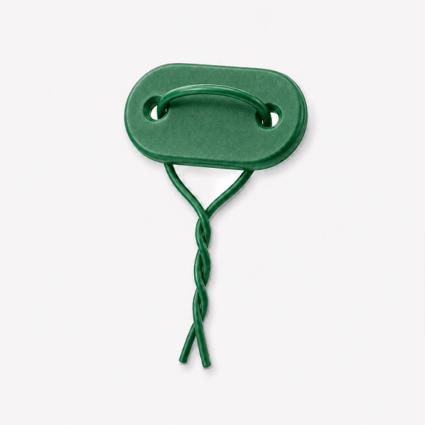 attache canisse pvc vert