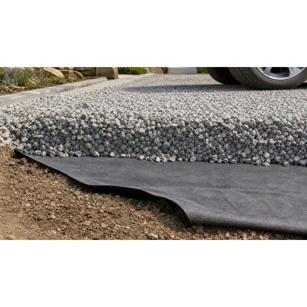 Rouleau de Géotextile 300grs 1.5Mx50ML soit 75M²