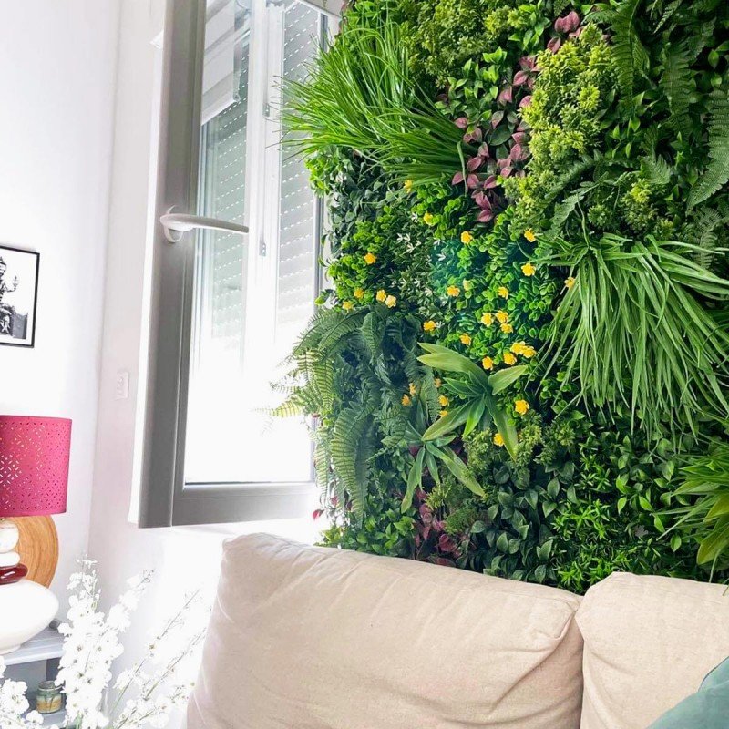 Mur végétal artificiel ou floral et arche végétale - Mise en place de murs végétaux  artificiels