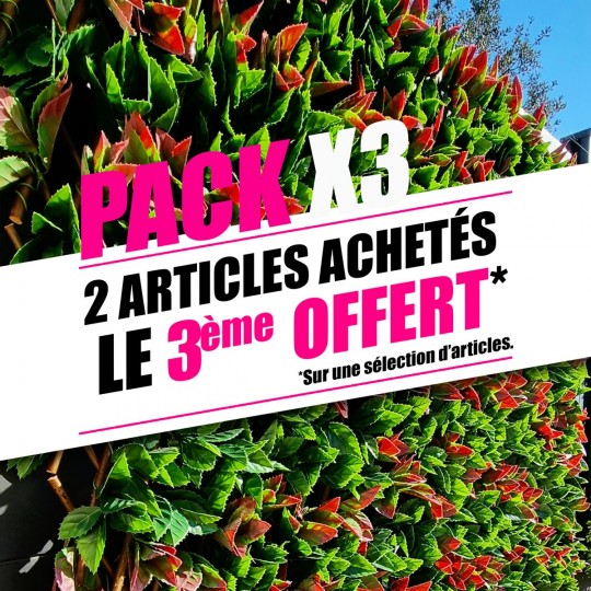 Treillis Bois Jardin Extensible imitation Feuille de Photinia