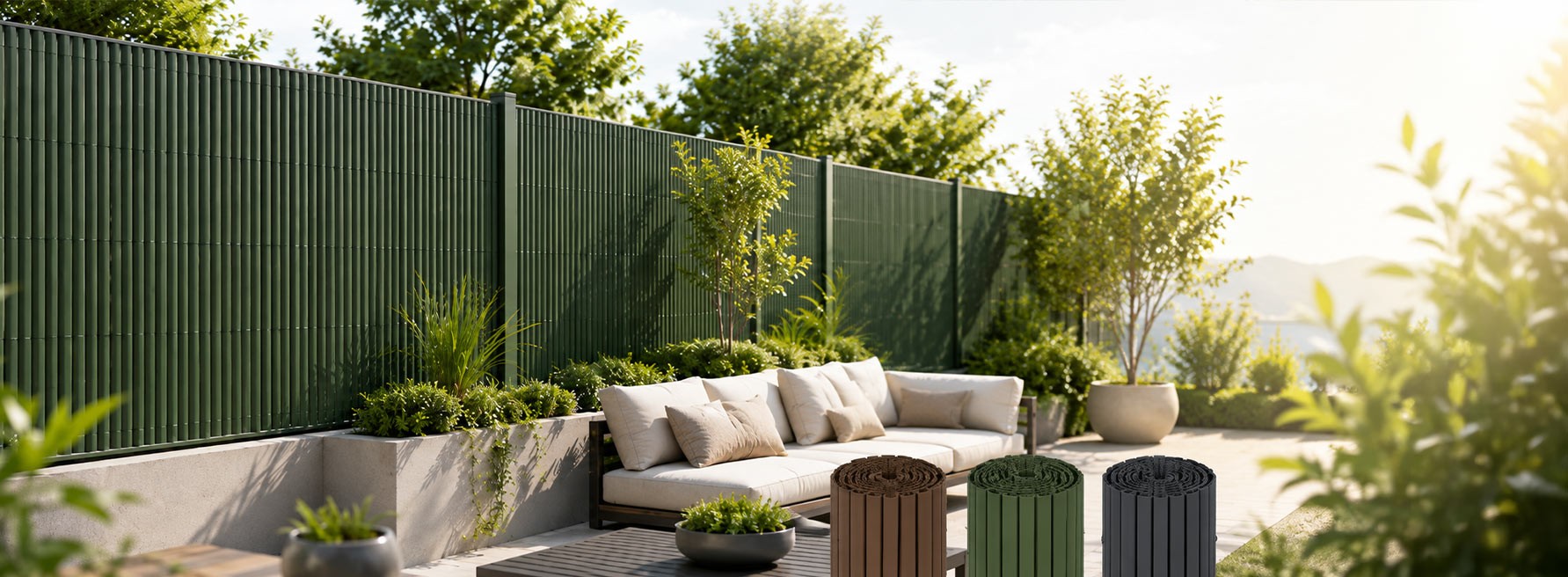 Canisses PVC renforcées