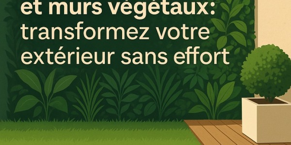 Pourquoi du Gazon synthétique et des murs végétaux