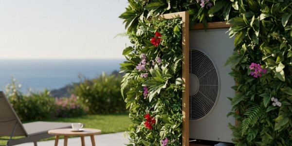 Cacher une pompe à chaleur : 5 astuces de pro pour votre PAC