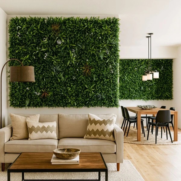 Mur végétal synthétique pour commerce – Valorisez vos espaces professionnels
